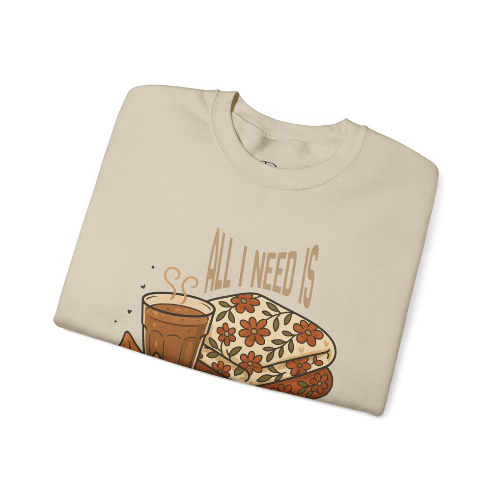 All I Need Is Tea, Samosas, and Blankets Sweatshirt | Cozy Indian Crewneck