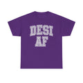 Desi AF Unisex Heavy Cotton Tee - Indian Shirt, South Asian Graphic Tee, Ethnic Heritage Apparel, Bollywood Top, Cultural