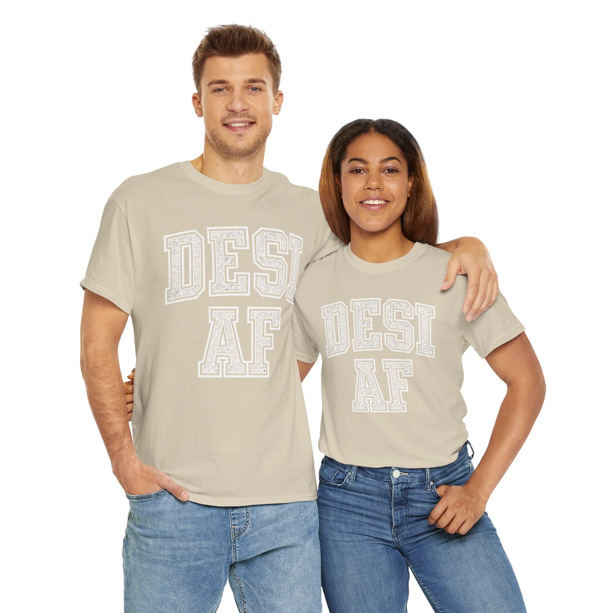 Desi AF Graphic Tee: South Asian Heritage Unisex T-Shirt